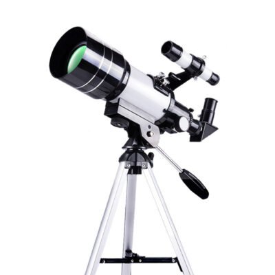 Telescope for Adults & Kids, 70mm Aperture Refractor Telescopes (15X-150X) for Astronomy Beginners, Portable Travel Telescope with Phone Adapter & Wireless Remote, Astronomy Gifts for Kids BLACK