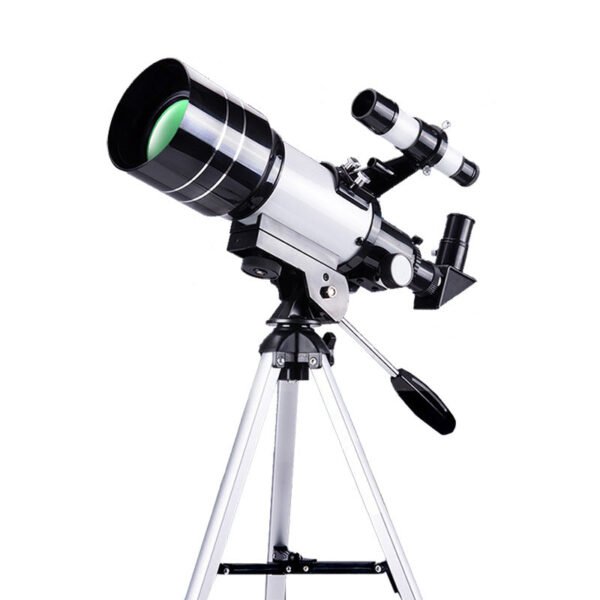 Telescope for Adults & Kids, 70mm Aperture Refractor Telescopes (15X-150X) for Astronomy Beginners, Portable Travel Telescope with Phone Adapter & Wireless Remote, Astronomy Gifts for Kids BLACK