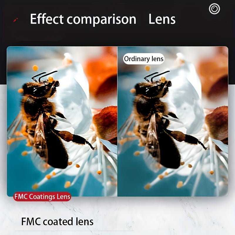 12×42 HD Monocular Telescope with Flashlight, BAK4 Prism, FMC Lens, Portable Zoom Optical Handheld Telescope, Rubber Material, Manual Focus for Camping, Travel – Day & Night Vision Outdoor Monocular