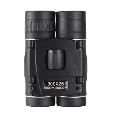 300×25 Binoculars for Adults and Kids, High Powered Mini Pocket Binoculars with Phone Adapter, Waterproof Compact Binoculars for Bird Watching, Hunting, Concert, Theater, Opera, Traveling, Sightseeing