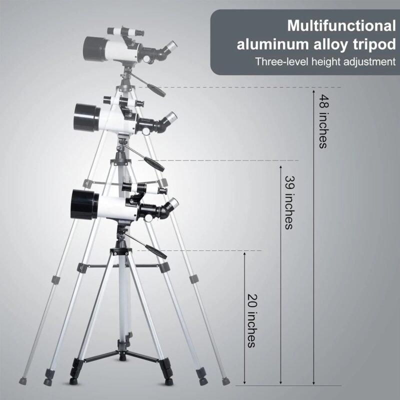 F50070mm astronomical  telescope Mount Fully Multi-Coated Optics  refracting Portable Telescope for Kids & Adults