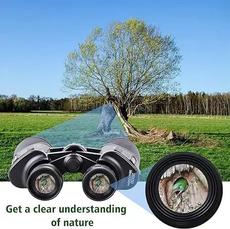 20×50 High-Power Compact Waterproof Binoculars Adults Night Vision Low Light Function Hunting Bird Watching Football Matches