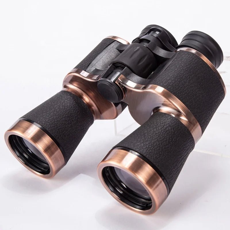 20×50 ED Lens  Brass Retro Design Binoculars High Power Binoculars Telescopes for Bird Watching/Hiking/Skiing/Hunting