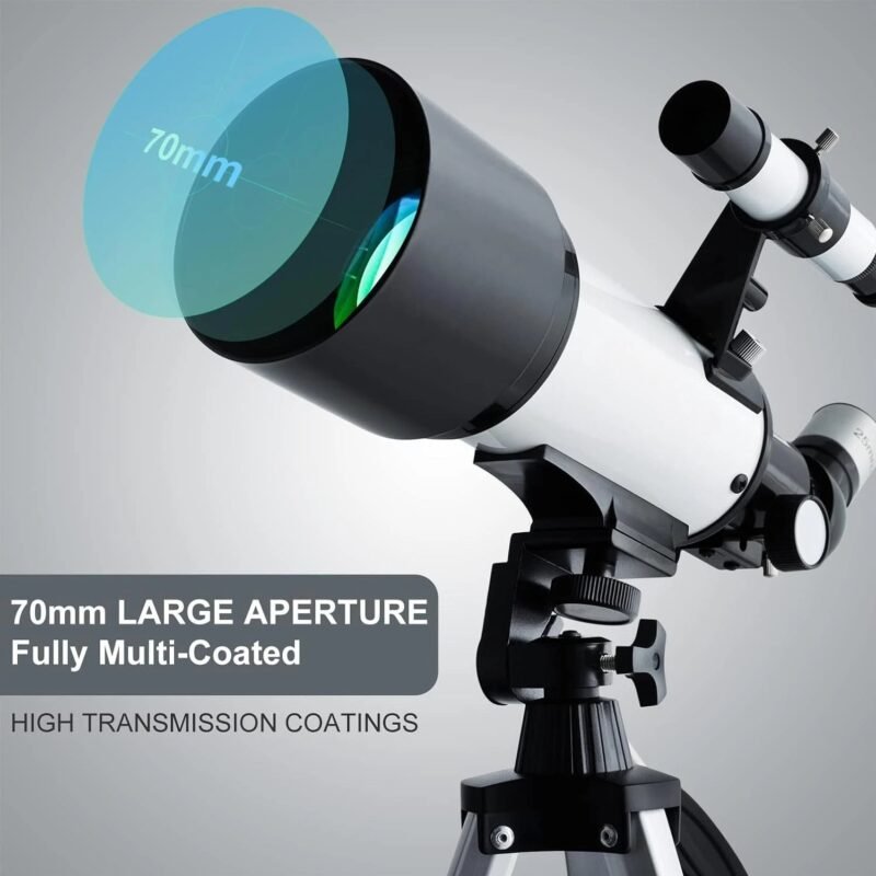 F50070mm astronomical  telescope Mount Fully Multi-Coated Optics  refracting Portable Telescope for Kids & Adults