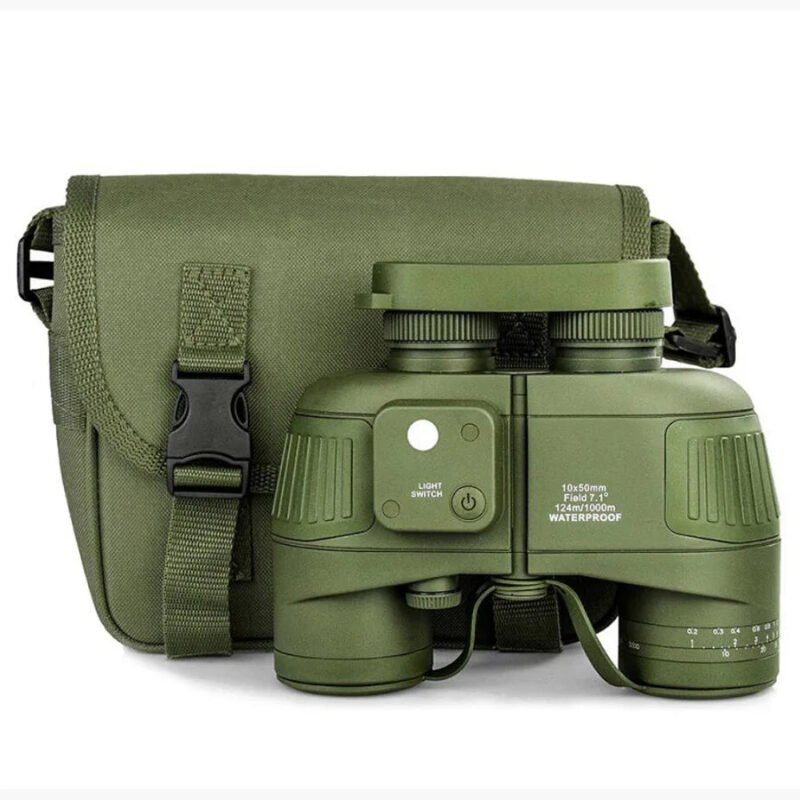 7X50 high magnification high-definition binoculars with compass ranging nitrogen-filled waterproof grade telescope