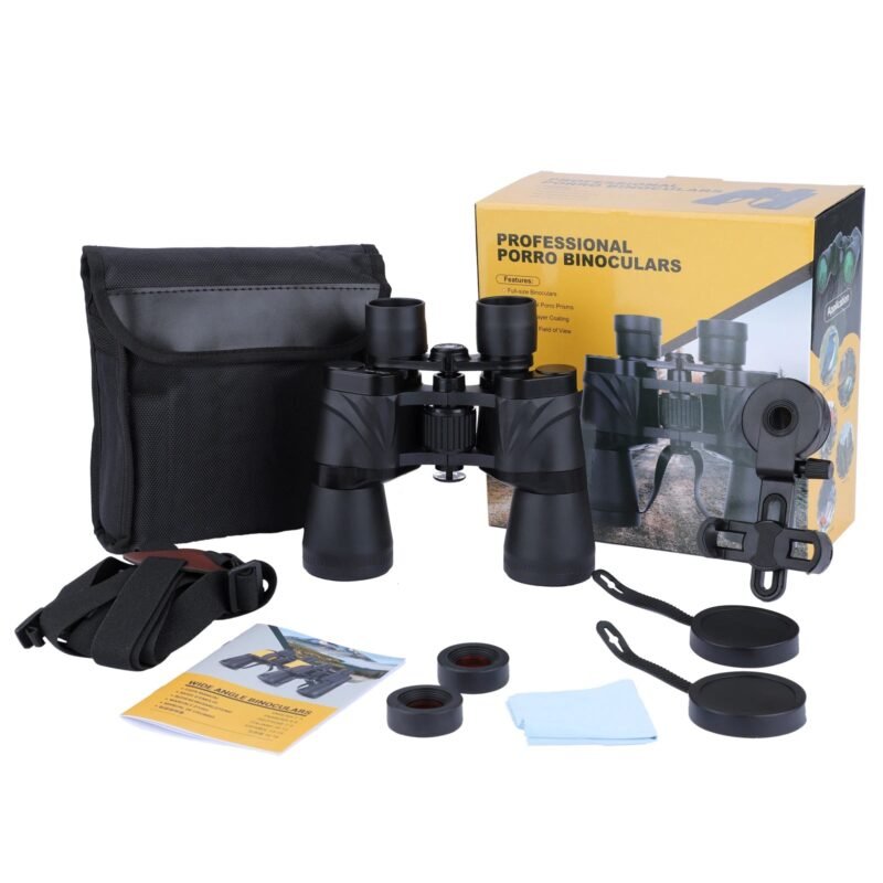 20×50 HD Bak4 Binoculars for Hiking & Outdoor Use