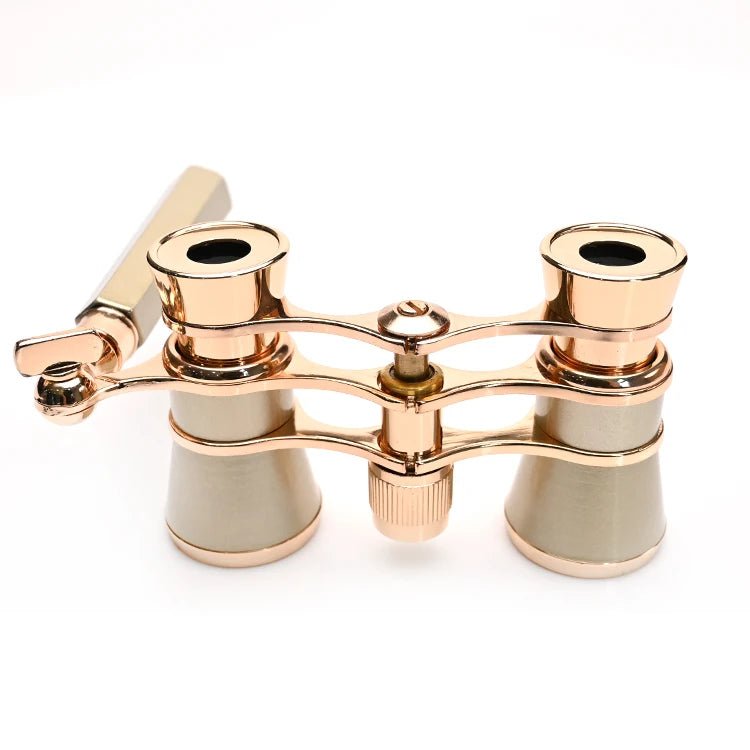 antique Silver theater binoculars opera glasses theatre binoculars opera 3×25