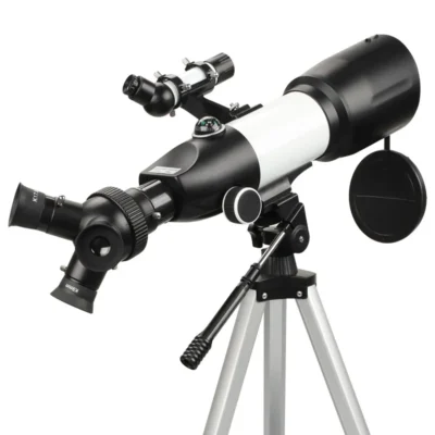 Telescope, 80mm Large Aperture Telescope for Astronomy Beginners, Adults and Kids, 3 Rotatable Eyepieces Professional Refractor Telescope for View Moon Landscape and Planet