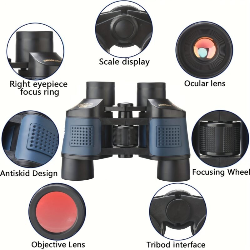 60×60 Binoculars HD Professional Hiking Camping Mountaineering Bird Watching Telescope