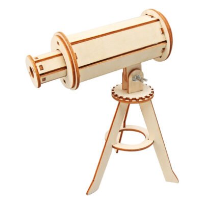 “Stargazer Craft” Diy Astronomical Telescope Model Kit For Kids Ages 3-6 – Educational Wooden Craft Set