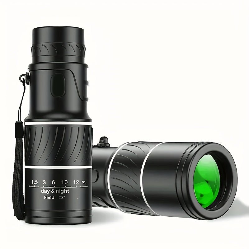16×52 HD Monocular Telescope with BK4 Prism, Dual Focus & 66/8000M Zoom – Lightweight & Waterproof for Outdoor Adventure, Camping, Wildlife Exploration